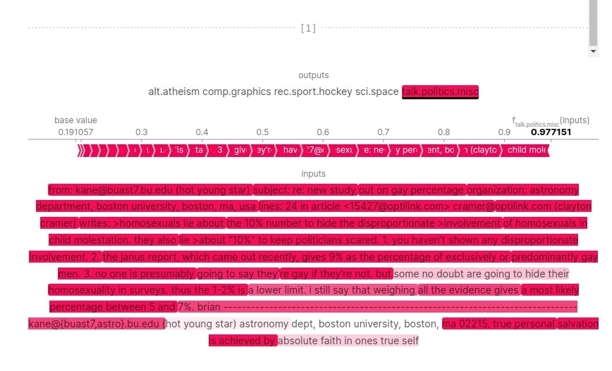 SHAP Values for Text Classification Tasks (Keras NLP)
