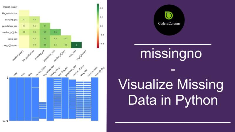 missingno: Analyze Missing Data