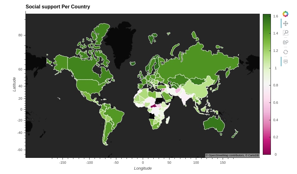 Geoviews - Choropleth Maps using Bokeh and Matplotlib