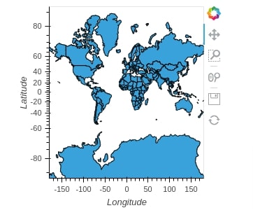 Geoviews - Choropleth Maps using Bokeh and Matplotlib