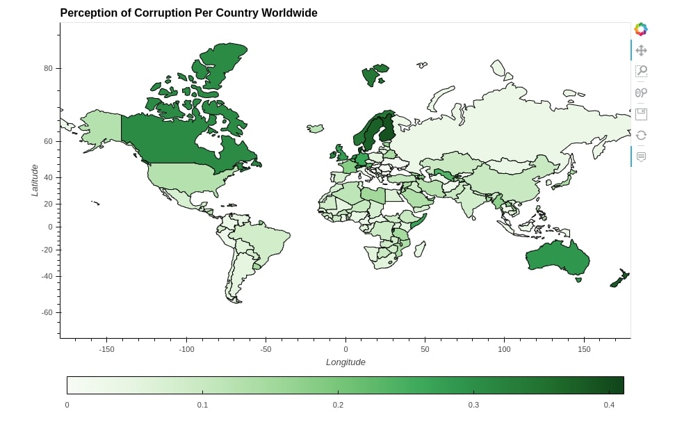 Geoviews - Choropleth Maps using Bokeh and Matplotlib