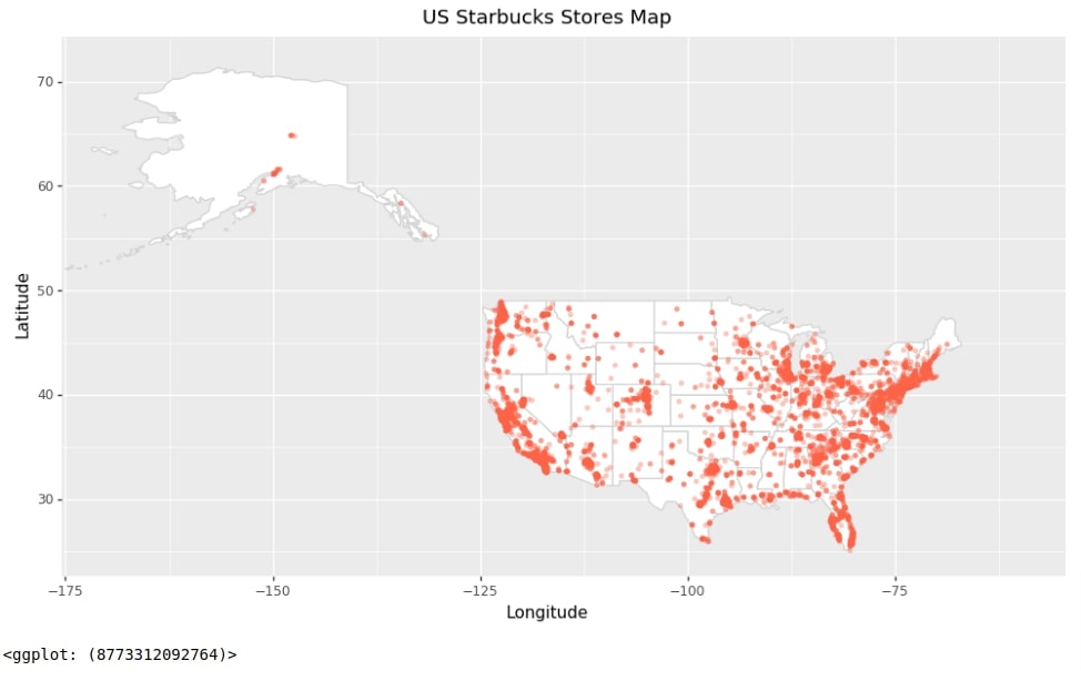 Maps using Plotnine (Choropleth, Scatter, and Bubble Maps)
