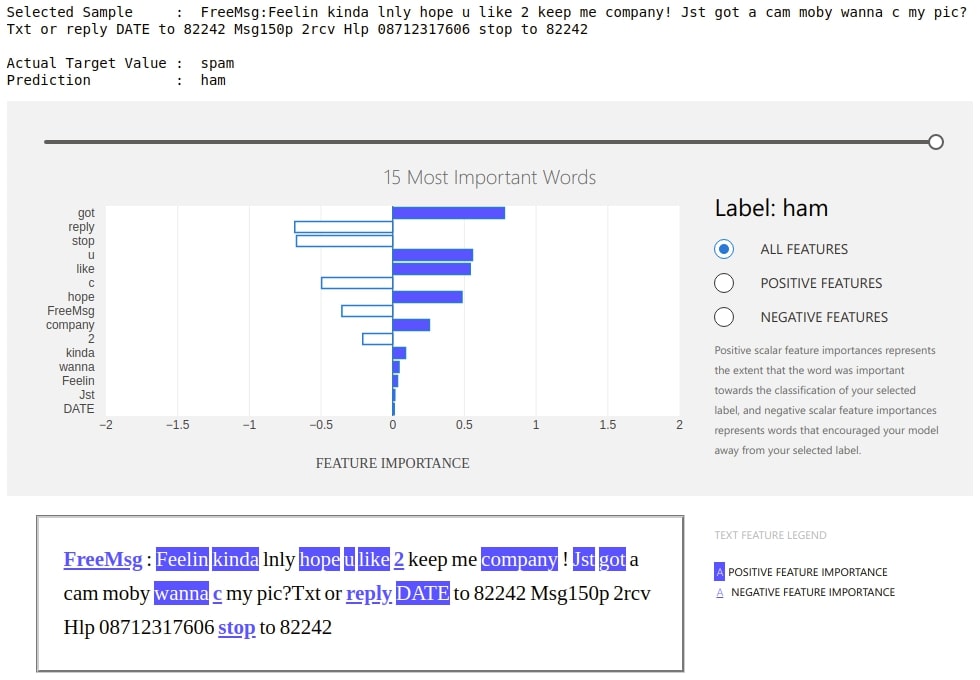 interpret-text - Interpret NLP Models and Their Predictions
