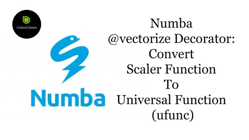 Numba @vectorize Decorator
