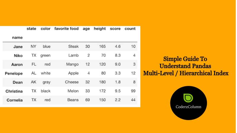 Simple Guide to Understand Pandas Multi-Level / Hierarchical Index